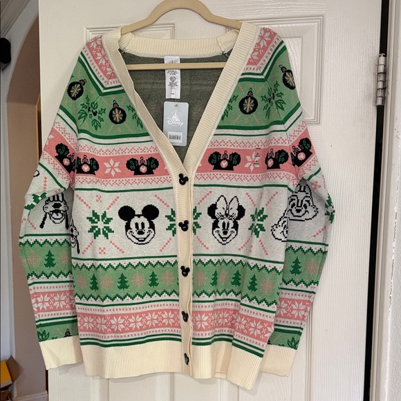 Mickey Mouse and Friends Holiday Cardigan Sweater | Disney Store - Picture 5 of 5